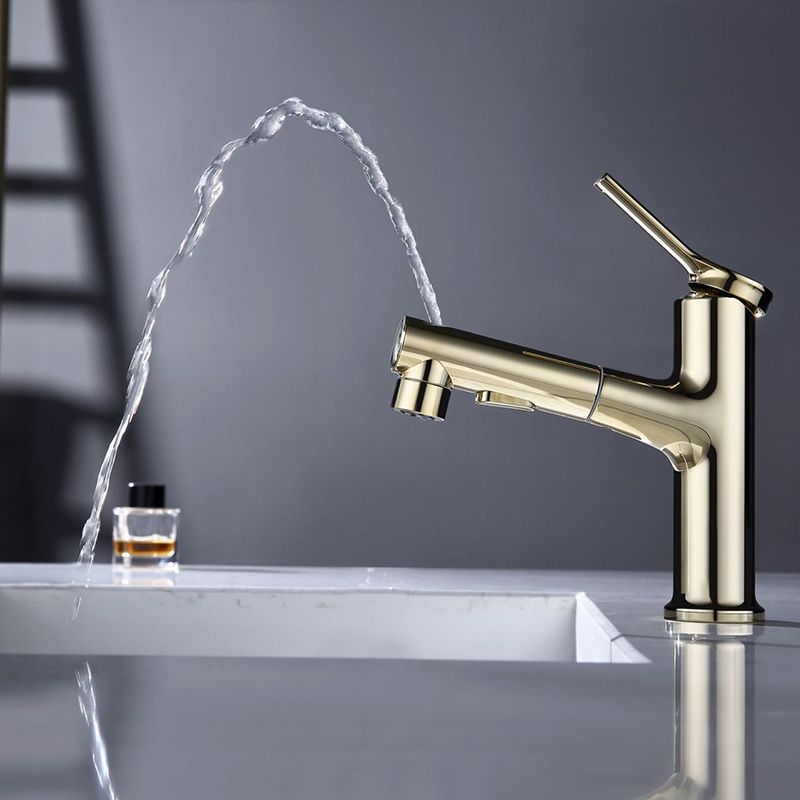 Avtoit | Modern Basin Faucet Copper Single Handle Low Arc Basin Faucet for Bathroom