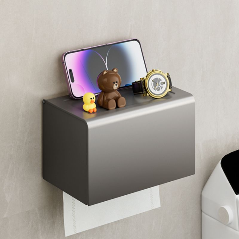 Avtoit | Modern Gray Bathroom Accessories Set Bathroom Shelf Towel Bar Bathroom Accessories Set