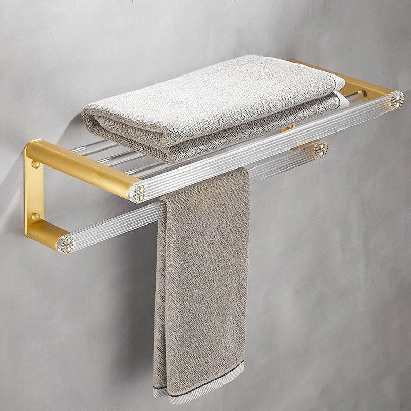 Avtoit | Bathroom Accessories Set in Gold Metal and Acrylic Bathroom Accessories Set