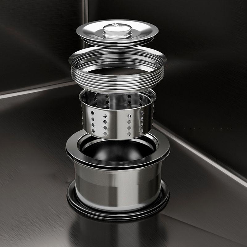 Avtoit | Contemporary Sink Set Stainless Steel Friction Resistant Sink Set for the Kitchen
