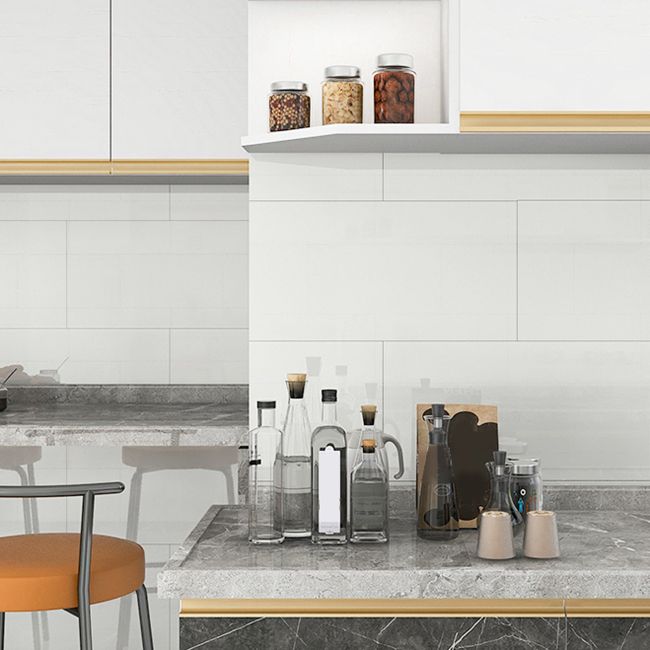 Avtoit | Plastic Peel and Stick Back Wall Rectangular Field Tile Peel and Stick Back Wall