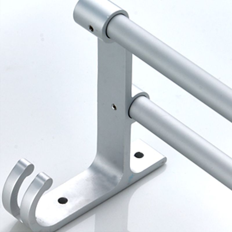 Avtoit | Silver Contemporary Bathroom Hardware Set Stainless Steel Aluminum Bathroom Set