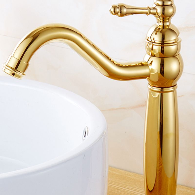 Avtoit | Glam Vessel Faucet Swivel Spout Lever Handle Sink Faucet