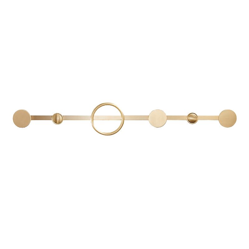 Avtoit | Golden Modern 5-piece Bathroom Accessories Set Brushed Brass Towel Holder/Paper Holder