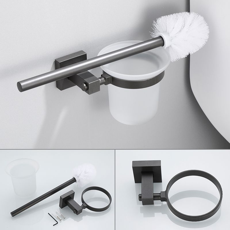 Avtoit | Modern Bathroom Accessories Hardware Set Gray Bathroom Hardware Set