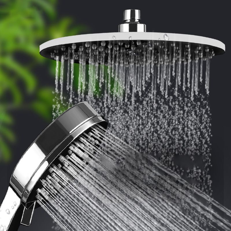 Avtoit | Contemporary Rainfall Shower Head Combo Round Single Spray Shower Combo