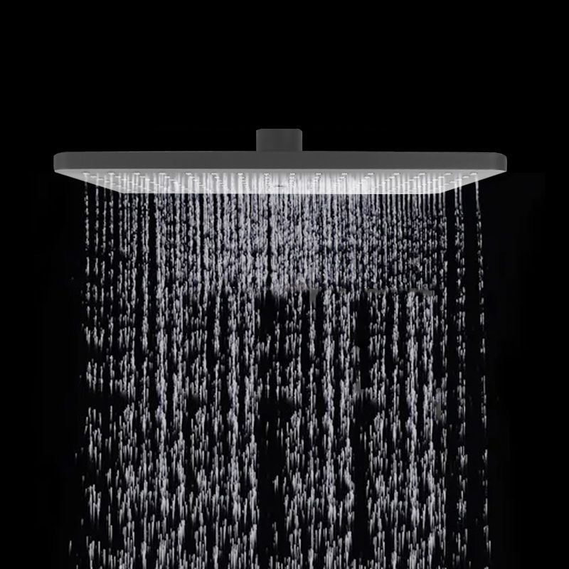 Avtoit | Rectangular Gray Showerhead Combo Standard Spray Pattern Showerhead