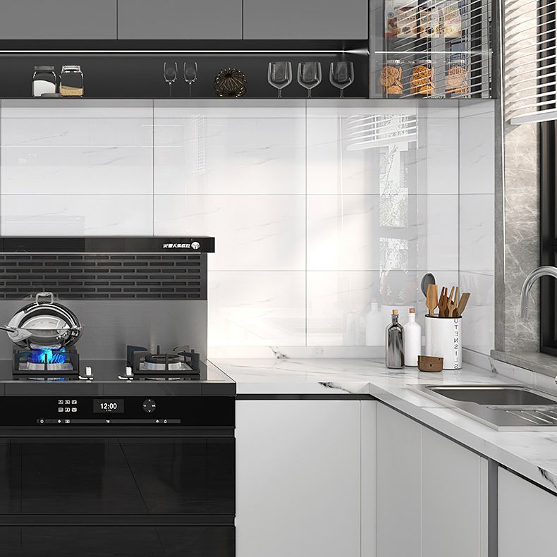 Avtoit | Individual Tiles Wallpaper PVC Stain Resistant Peel and Stick Tiles Wall Tile
