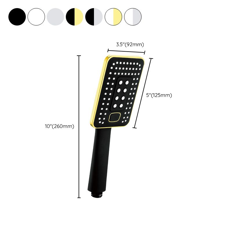 Avtoit | Contemporary Metal Handheld Shower Head Square 3 Settings Spray Head