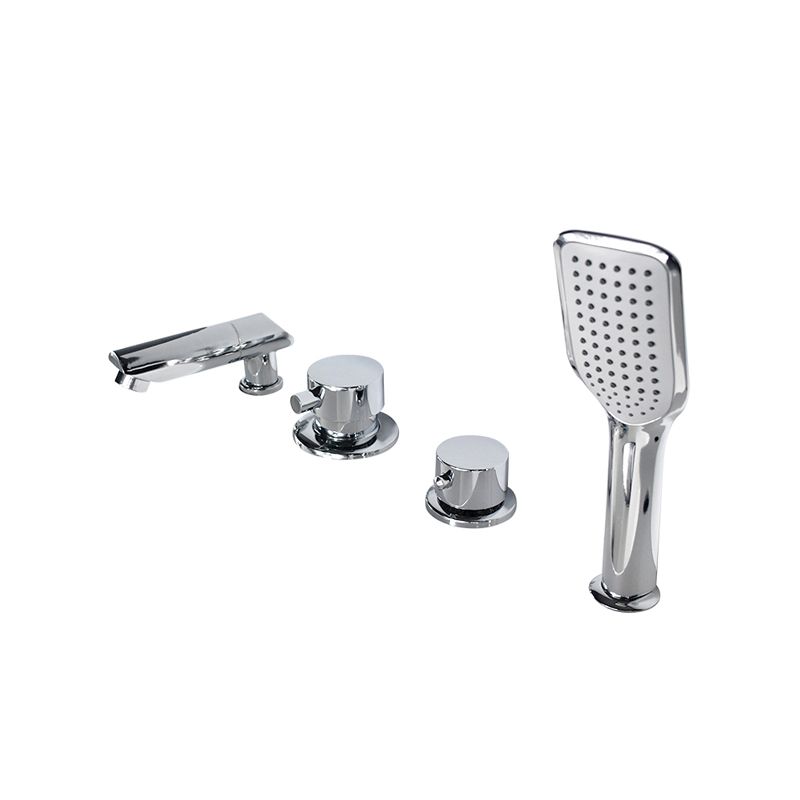 Avtoit | Wall-mounted Copper Roman Bathtub Faucet Low Arc Roman Bathtub Filler Trim