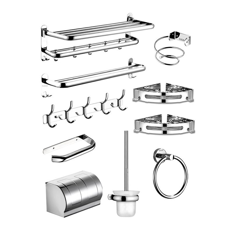 Avtoit | modern bathroom accessories set stainless steel towel holder bathroom shelf bathroom set