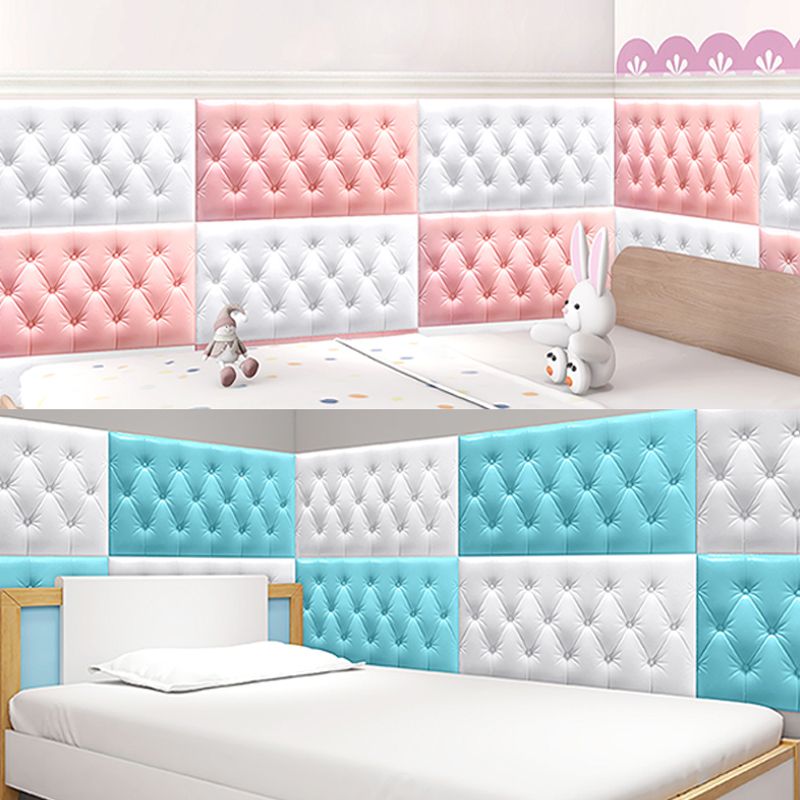 Avtoit | Modern Wall Panel Smooth Wall Indoor Upholstered Board Set of 4
