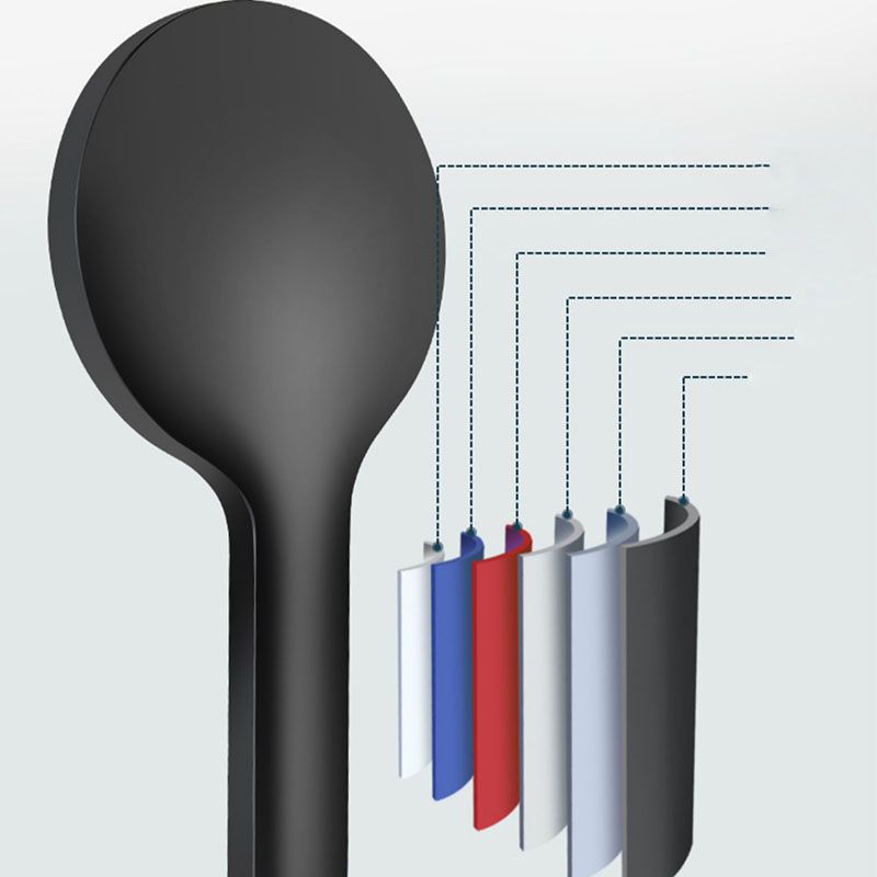Avtoit | ABS Plastic Handheld Shower High Pressure 5 Spray Patterns Wall Mounted Showerhead