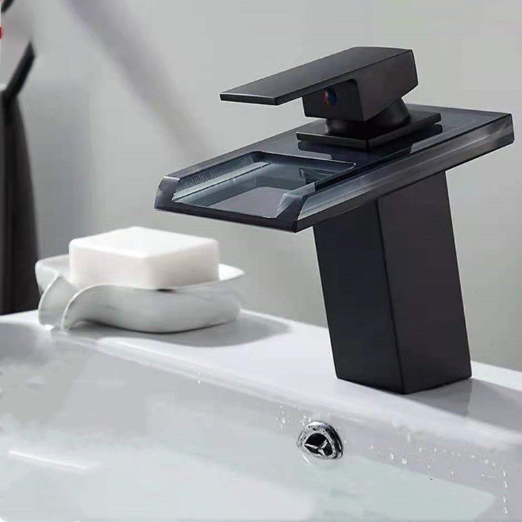 Avtoit | Single-Handle Basin Faucet 1-Hole Widely Used Bathroom Sink Faucet with LED Lighting