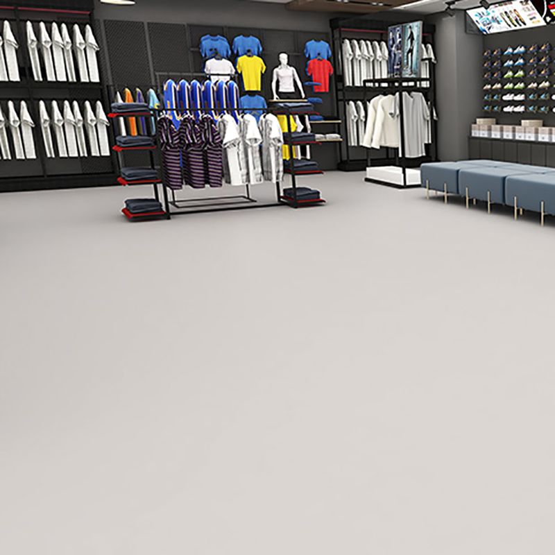 Avtoit | Solid Color Plastic Flooring Modern Water-Resistant Square Edge Floor Tiles