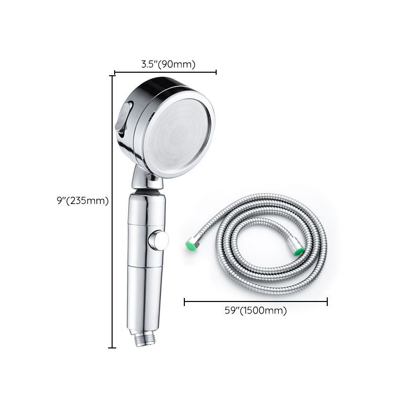 Avtoit | Contemporary Handheld Showerhead Round 3 Settings Sprayhead in Silver