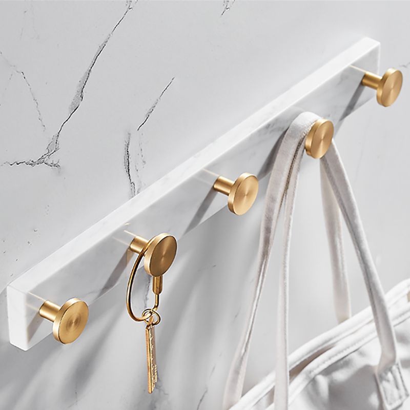 Avtoit | Metal and Marble Bathroom Accessory Single or in Set in Gold