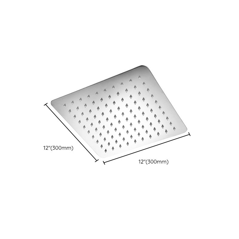 Avtoit | Wall Mounted Fixed Shower Head Modern Style Metal Shower Head