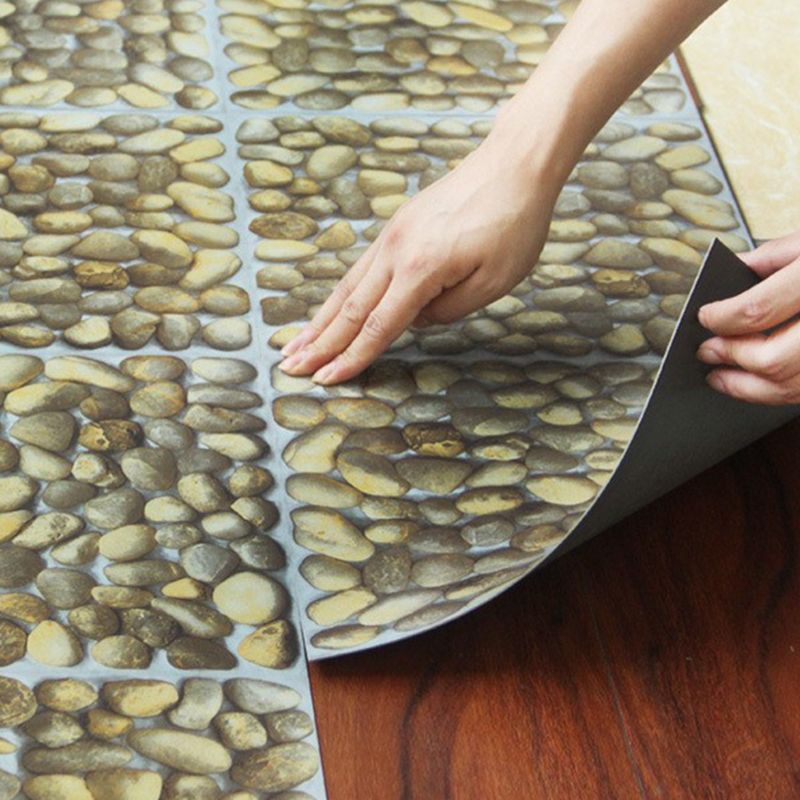 Avtoit | Modern Stone Look Plastic Flooring Waterproof Tiles with Square Edge