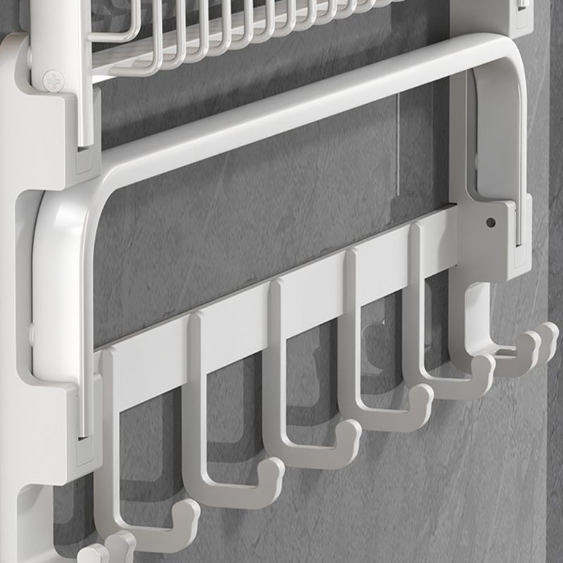 Avtoit | Modern Bathroom Accessory Set White Paper Holder Bathroom Shelf Bathroom Fittings Set