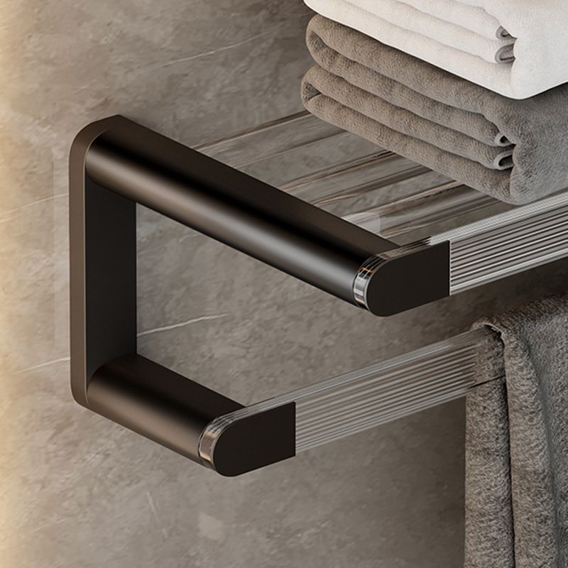Avtoit | Black Bathroom Set Metallic & Acrylic Bathroom Accessories Set made of Stainless Steel Aluminium