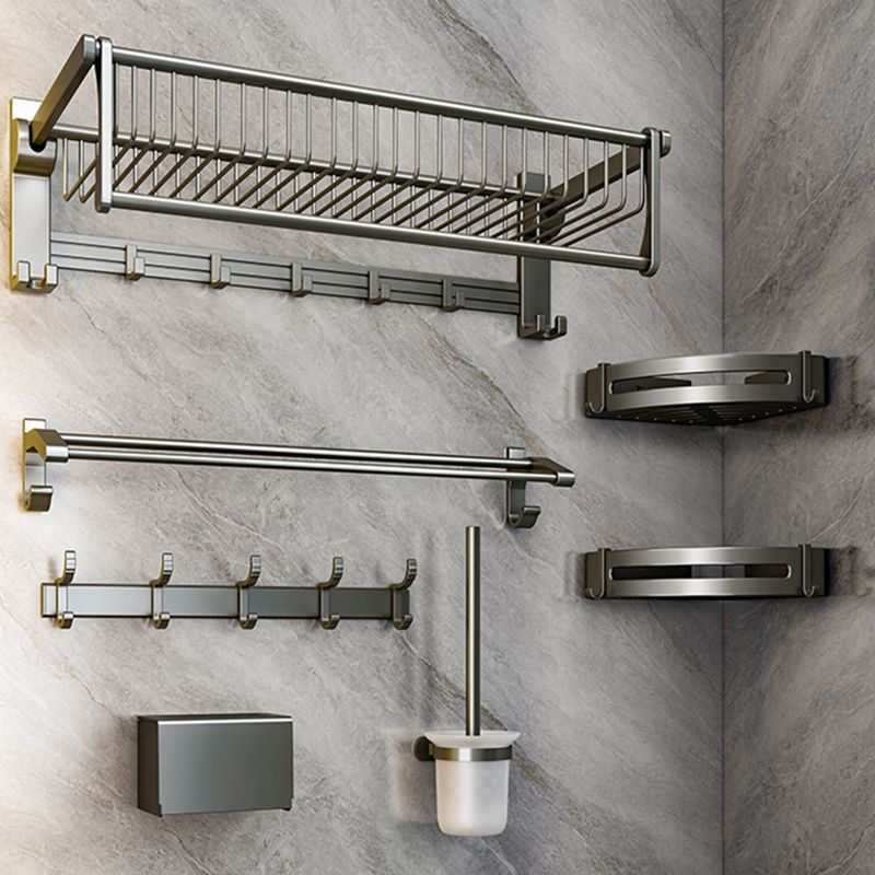 Avtoit | Modern Gray Bathroom Set Paper Holder Bathroom Shelf Bathroom Hardware Set