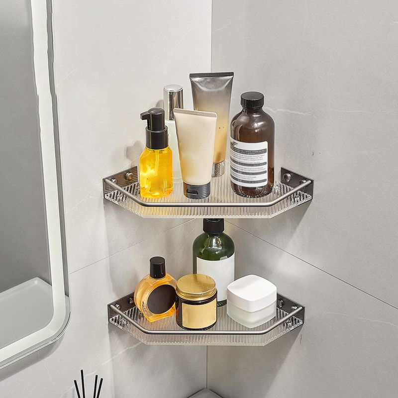 Avtoit | Modern Bathroom Set Gray Towel Rack Bathroom Shelf Bathroom Accessories Set