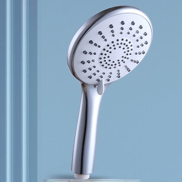 Avtoit | Basic Shower Head Round Plastic Handheld Shower Head in Silver