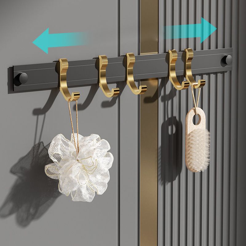 Avtoit | Contemporary stainless steel bathroom accessories as a single piece or in a set in black and gold