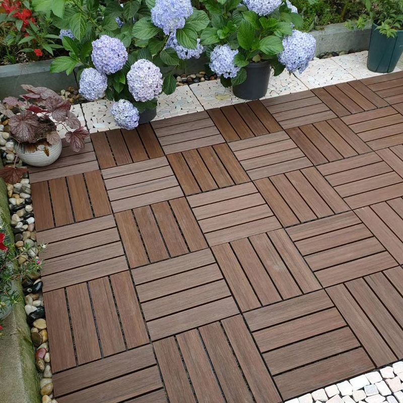 Avtoit | Modern Floor Tiles Outdoor Waterproof Rectangular Wood Decking