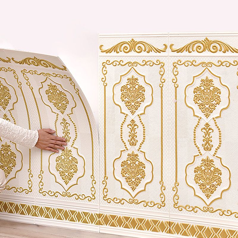 Avtoit | 3D embossed wall panel Glam style waterproof wall panel for the living room