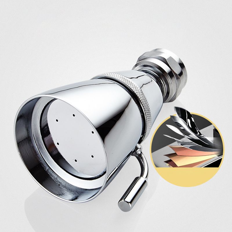 Avtoit | Round shower head made of stainless steel in silver wall-mounted shower head