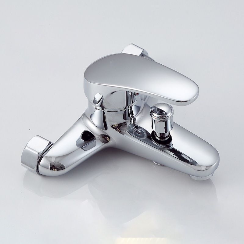Avtoit | Modern Silver Faucet Copper with 1-Handle 2-Hole Bathroom Faucet