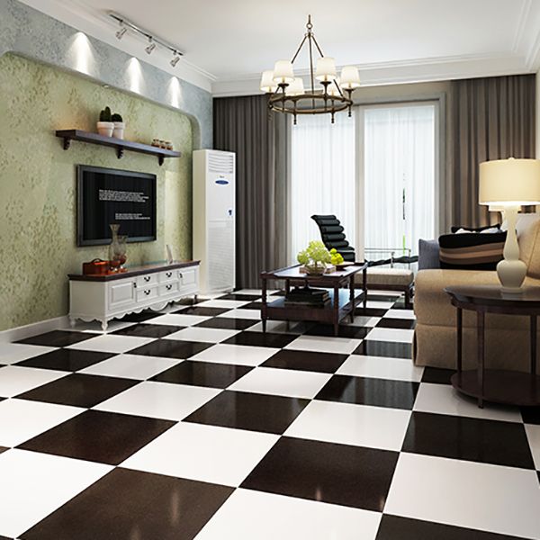 Avtoit | Smooth PVC Floor Covering Peel and Stick Waterproof Square Vinyl Flooring