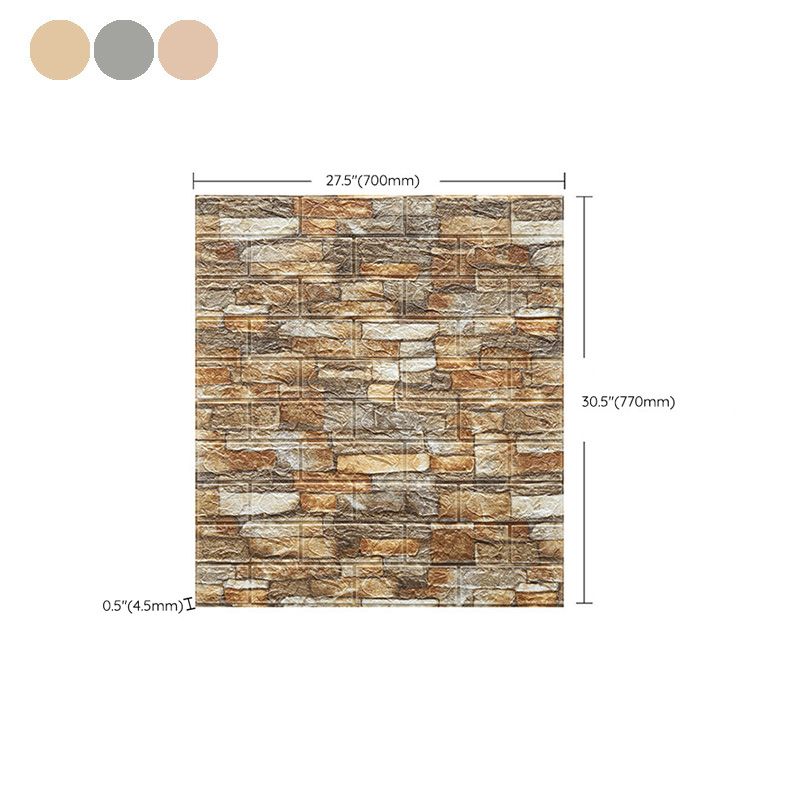 Avtoit | Country House Wall Plank 3D Brick Bathroom Living Room Wall Panels Set of 2