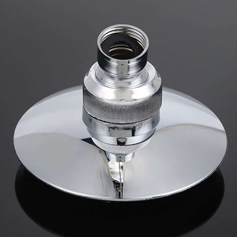 Avtoit | Round Shape Shower Head Modern Swiveling Wall Mounted Fixed Shower Head