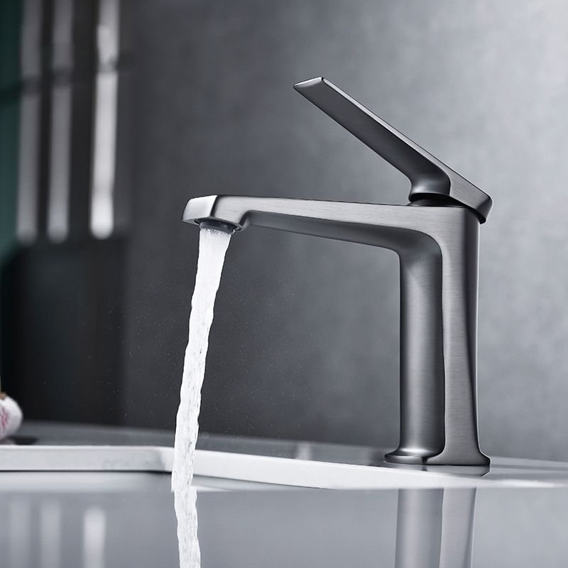Avtoit | Modern basin tap lever handle copper low arc basin tap