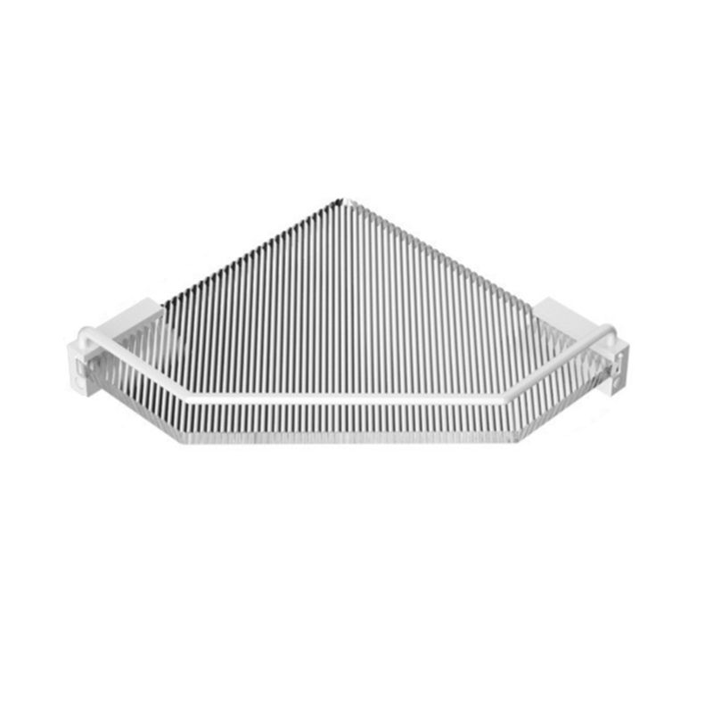 Avtoit | White & clear acrylic bathroom accessory set with towel holder/paper holder/robe hooks