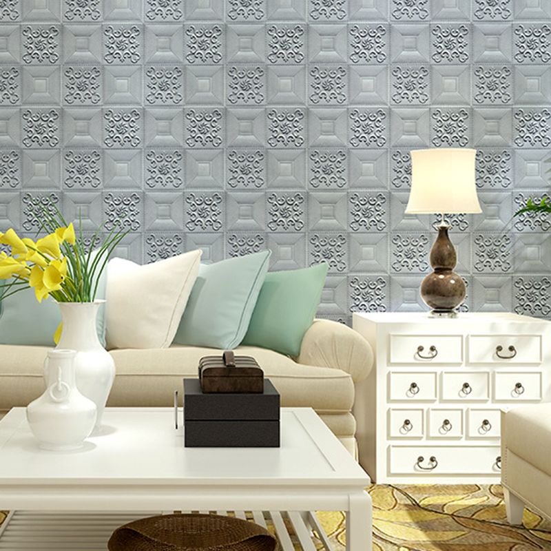 Avtoit | Modern Wall Panel Peel and Stick Texture Effect Design Square Wall Panel