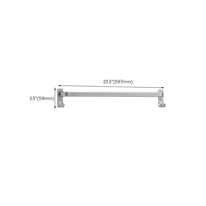 Avtoit | Contemporary bathroom accessory set made of aluminum with towel holder/bath shelf
