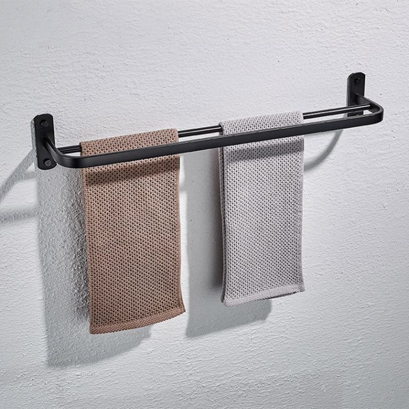Avtoit | Modern black bathroom accessories set towel holder bathroom shelf bathroom faucet set
