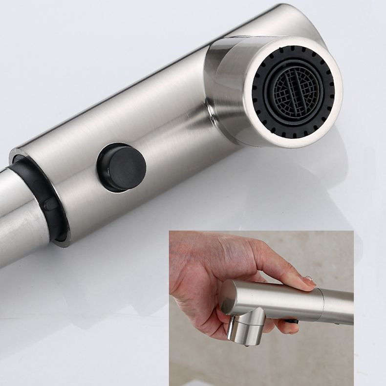 Avtoit | Contemporary Vessel Faucet Pull-Out Faucet with Single Lever Handle