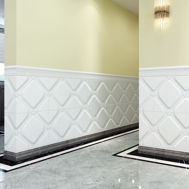 Avtoit | Modern Tin Backsplash Panel Smooth Styrofoam Wall Ceiling