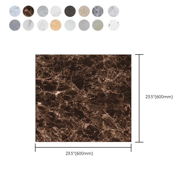 Avtoit | Square Peel & Stick Vinyl Flooring Wood Look PVC Flooring for the Living Room