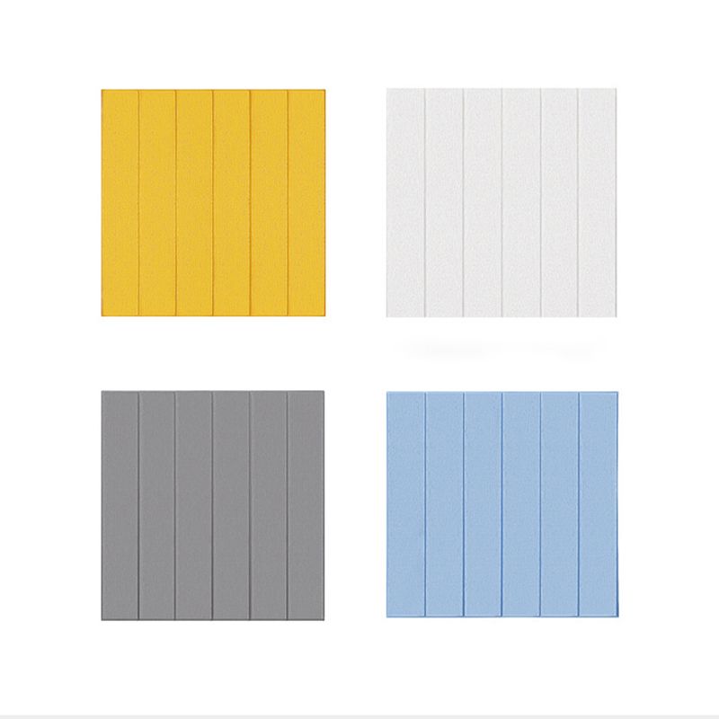 Avtoit | Solid color 3D embossed wall panel waterproof foam interior wall tile