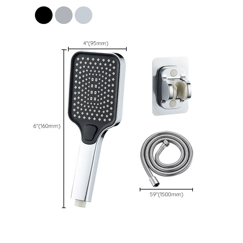 Avtoit | Rectangular Pressure Shower Head 4-Adjustable Water Flow Hand Shower