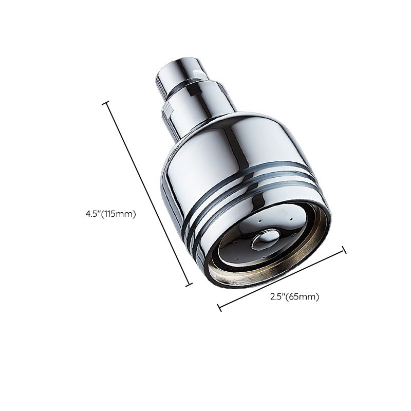 Avtoit | Round shower head made of stainless steel in silver wall-mounted shower head