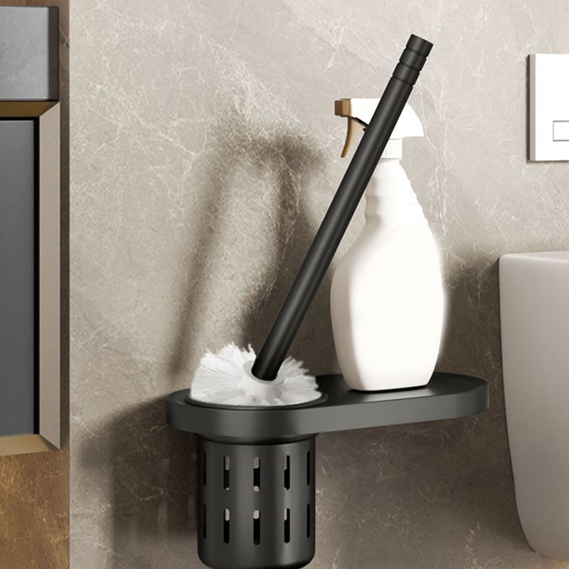 Avtoit | Modern Bathroom Set Matte Black Bathroom Shelf Towel Rack Bathroom Accessories Set