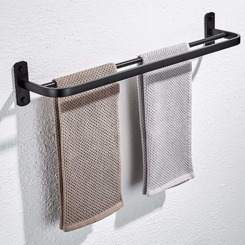 Avtoit | Modern black bathroom accessories set towel holder bathroom shelf bathroom faucet set