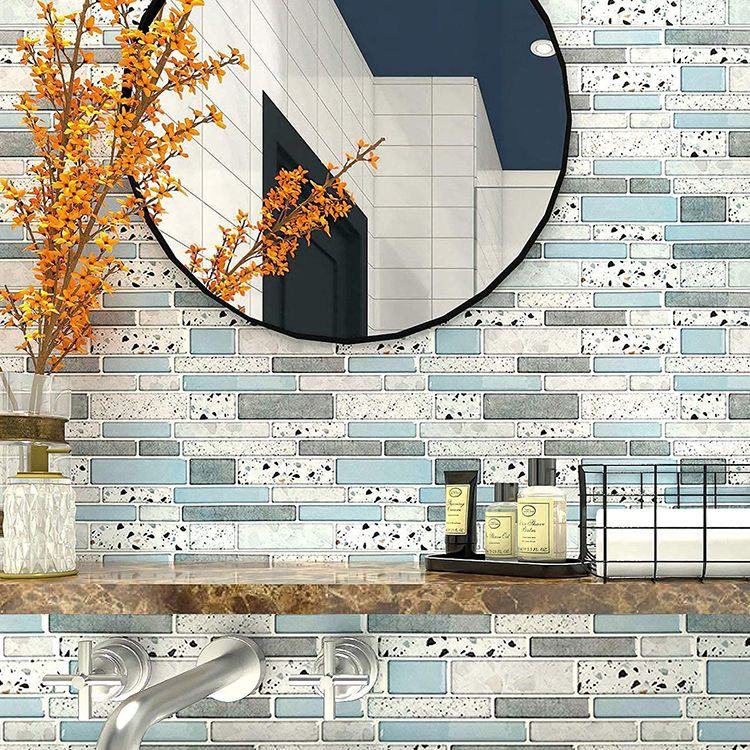 Avtoit | Square Peel-and-Stick Tiles Plastic Indoor Peel & Stick Subway Tile